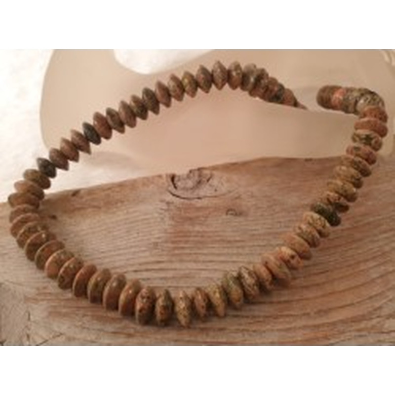 Unakitkette (Epidot) 10x5mm 2