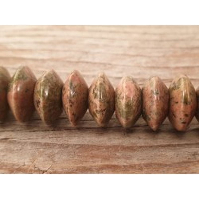 Unakitkette (Epidot) 10x5mm
