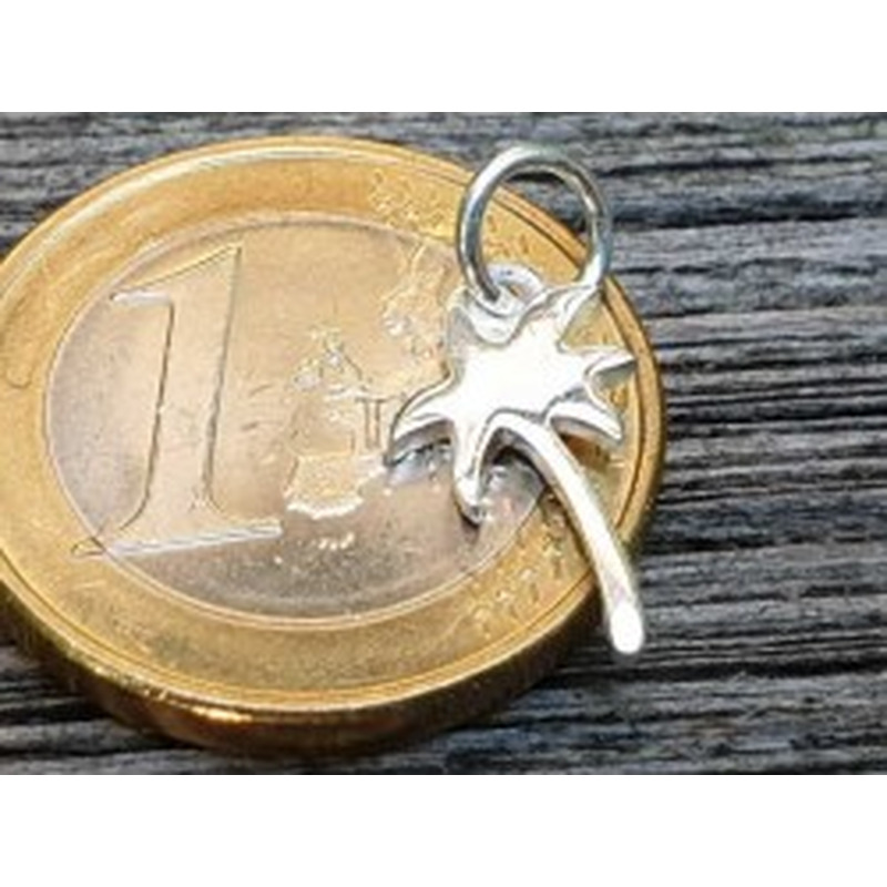 Charm Palme 20mm, 925 Silber 2