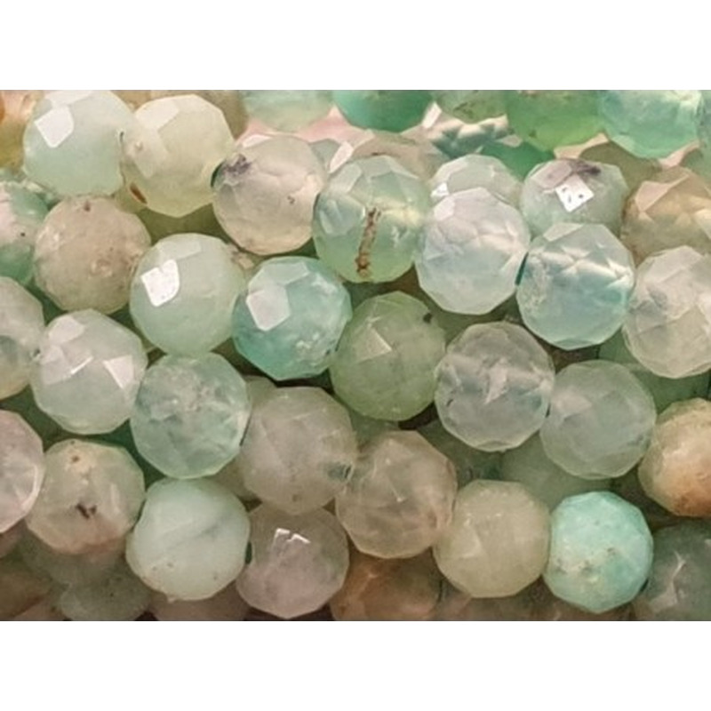 Chrysopras Kette facettiert 3mm