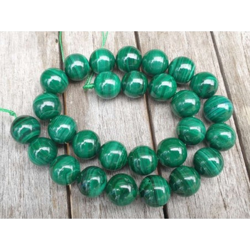 Malachitkette 14mm
