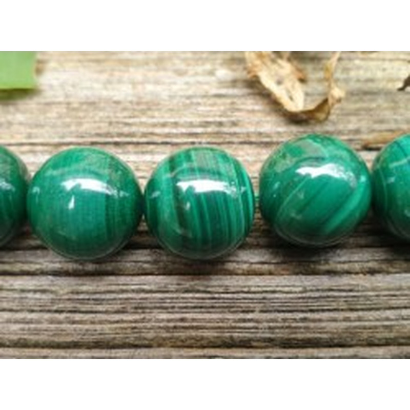 Malachitkette 14mm