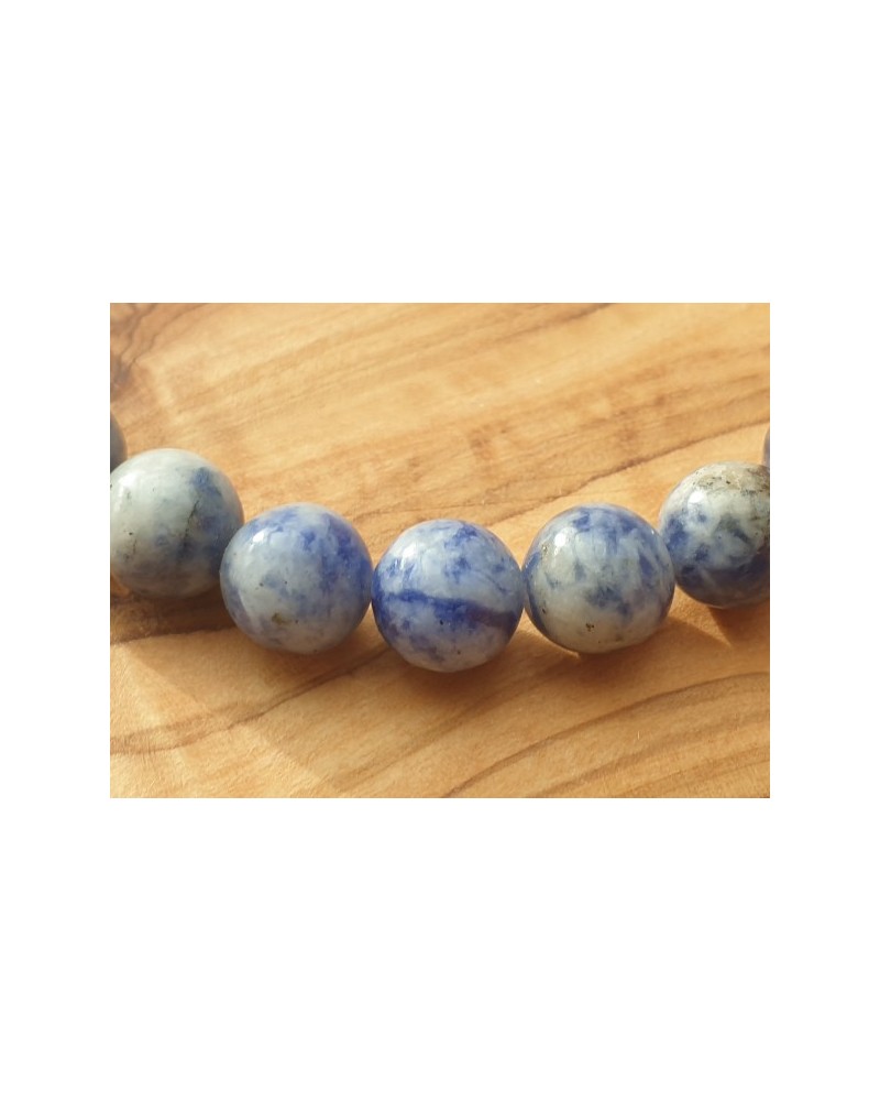 Schneesodalithkette 8mm