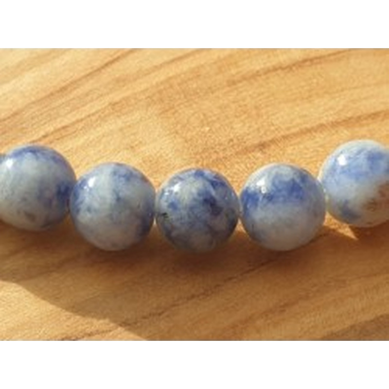 Schneesodalithkette 6mm