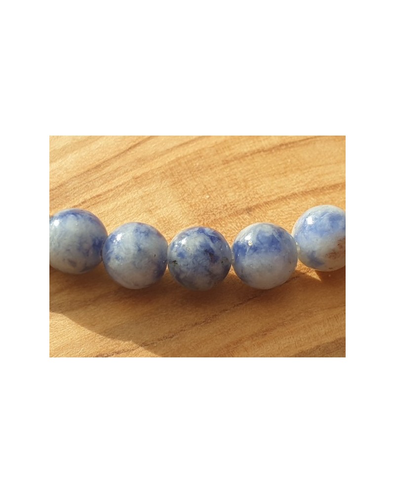 Schneesodalithkette 6mm