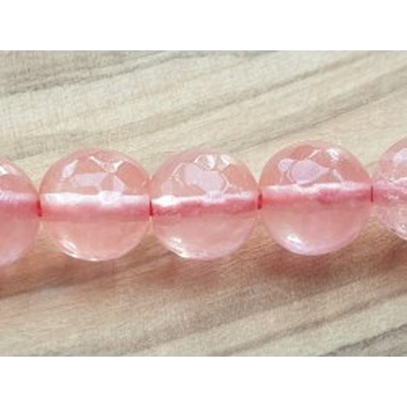 Cherryquarzkette facettiert 8mm