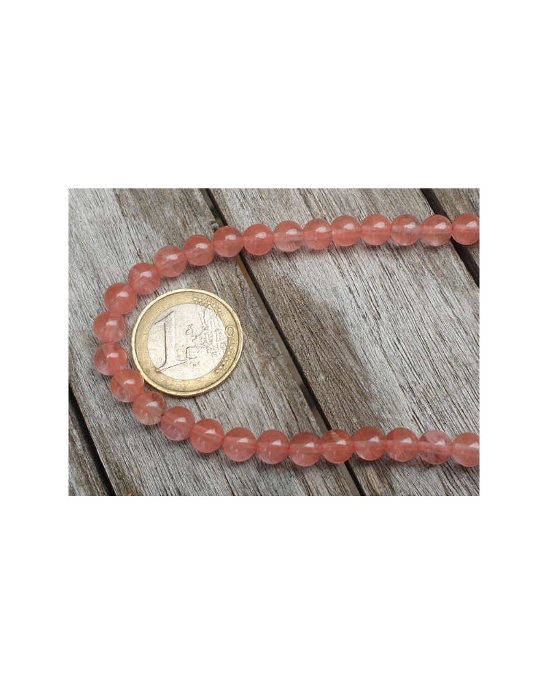 Cherryquarzkette 6mm