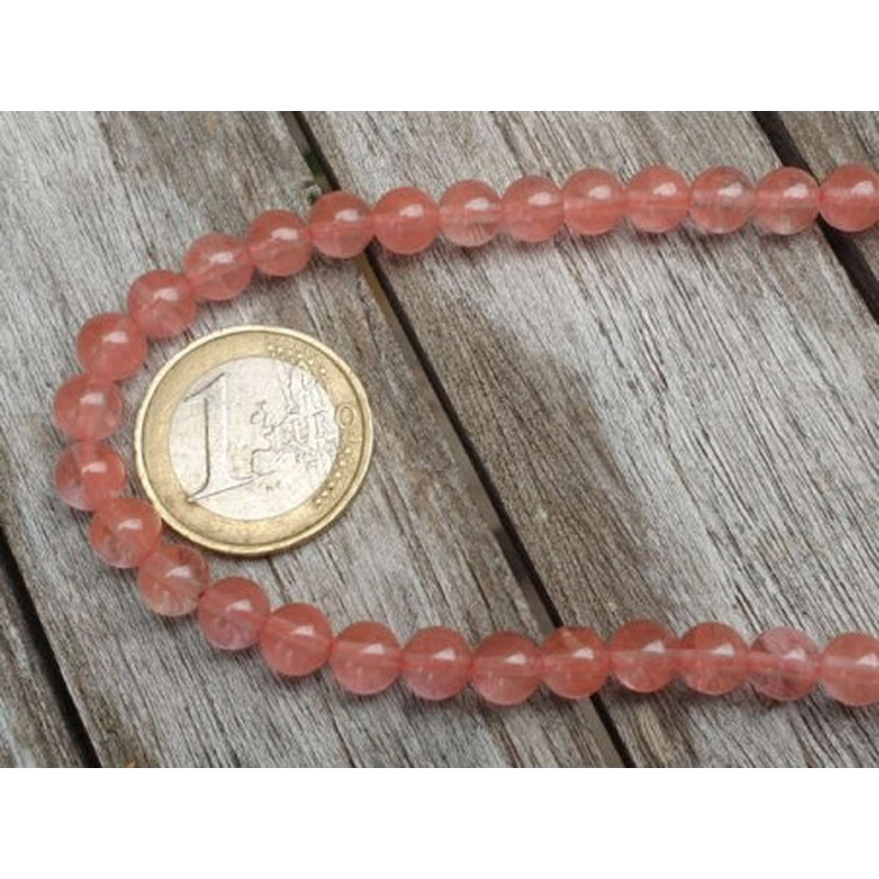 Cherryquarzkette 6mm