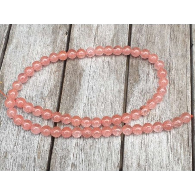 Cherryquarzkette 6mm