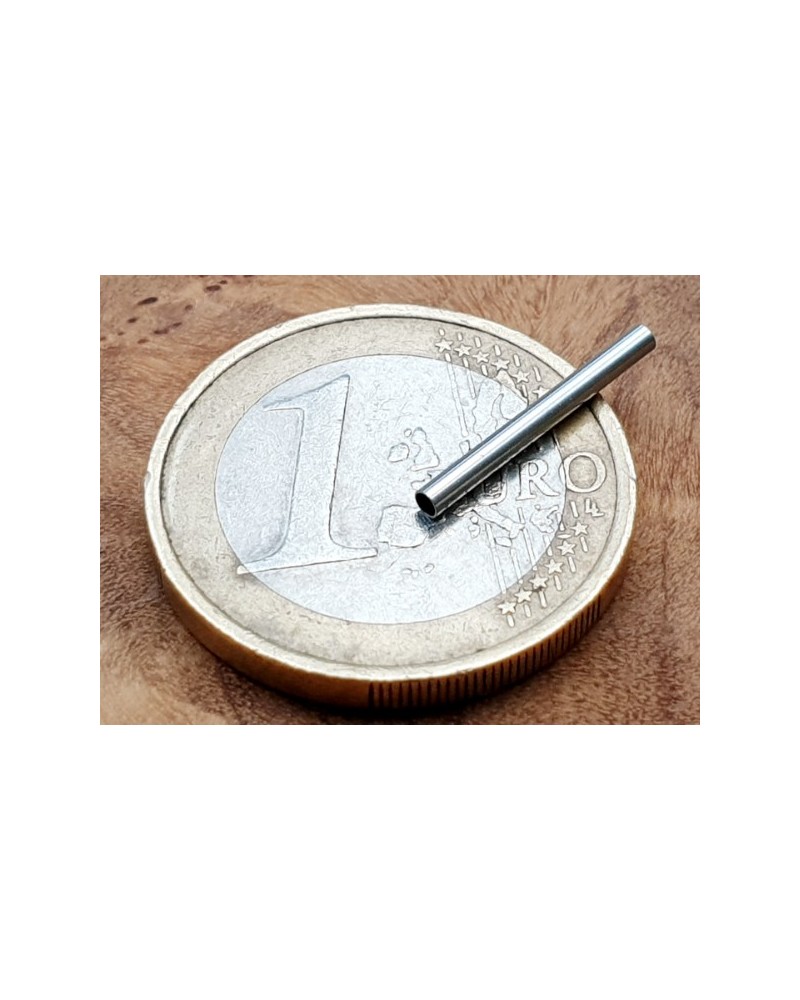 Zwischenteil, Röhrchen 1.5x15mm, Edelstahl