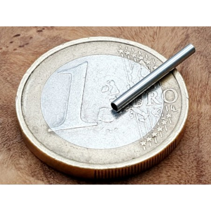 Zwischenteil, Röhrchen 1.5x15mm, Edelstahl