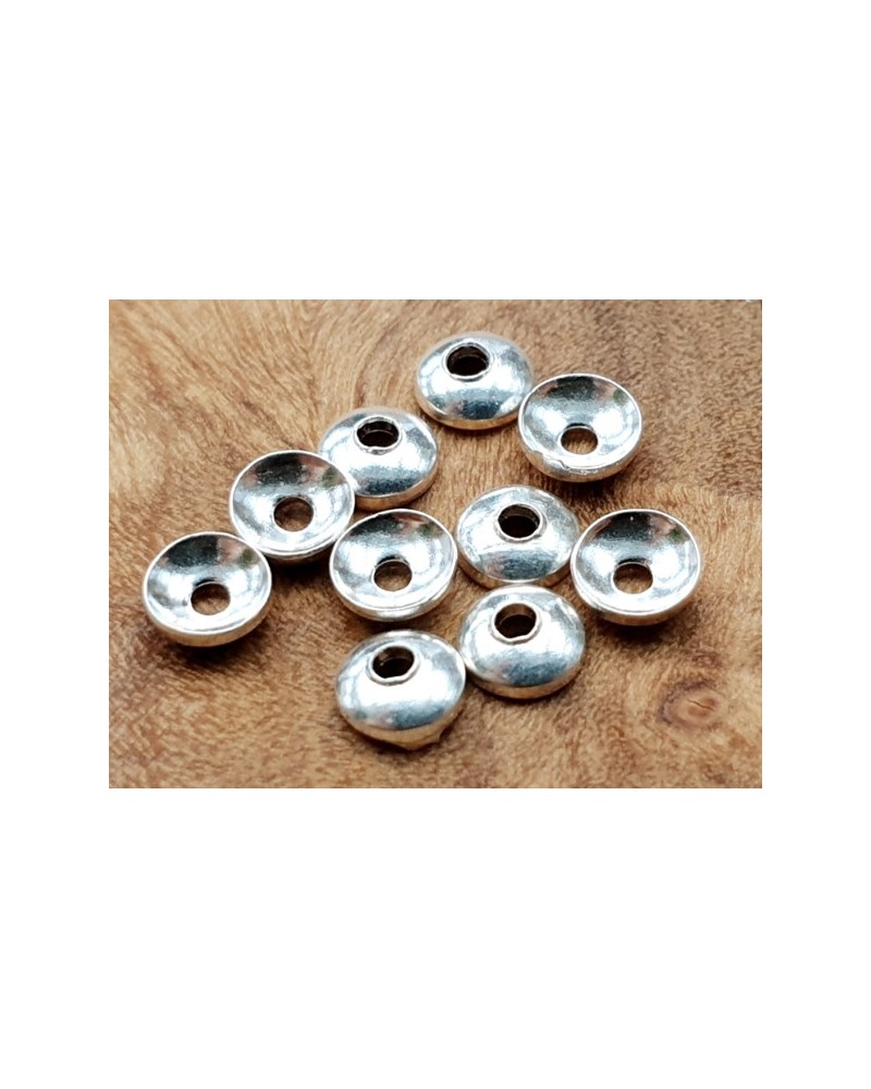Zwischenteil, Endkappe 4mm, 925 Silber