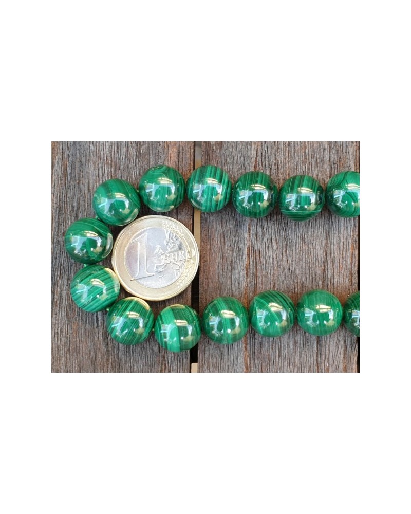 Malachitkette 12mm
