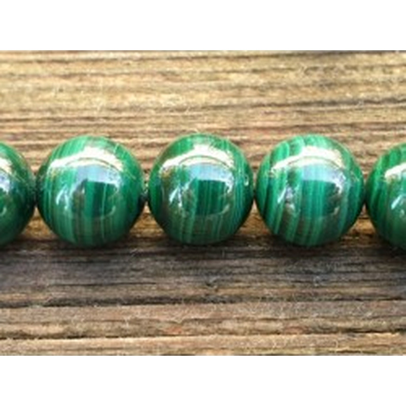 Malachitkette 12mm
