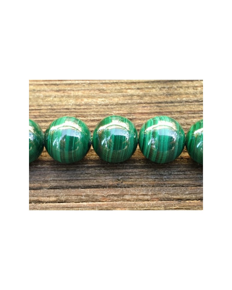 Malachitkette 12mm