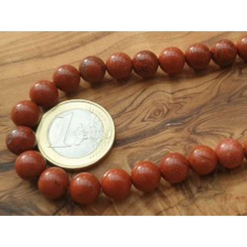 roter Jaspis Kette 8mm 2