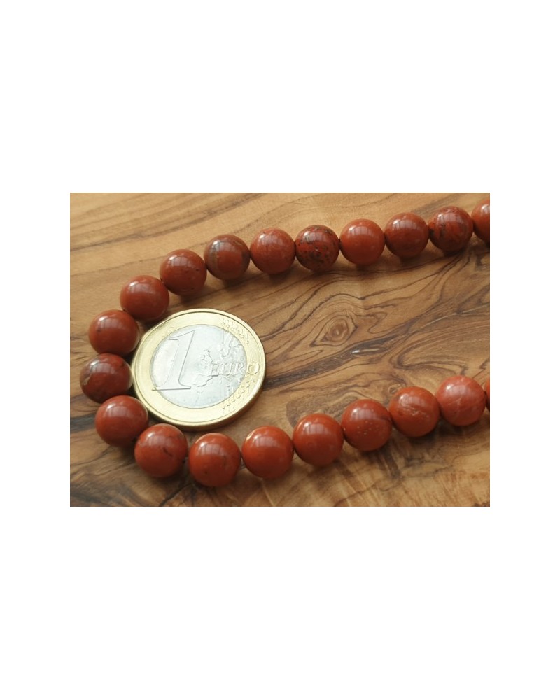 roter Jaspis Kette 8mm