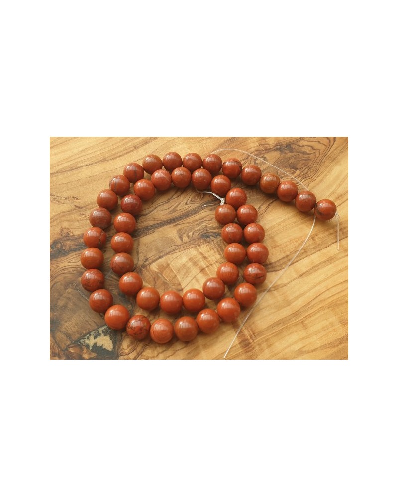 roter Jaspis Kette 8mm