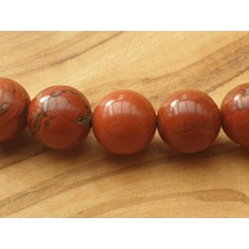 roter Jaspis Kette 8mm