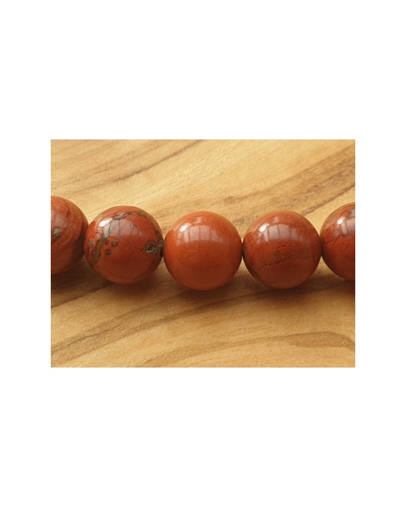 roter Jaspis Kette 8mm