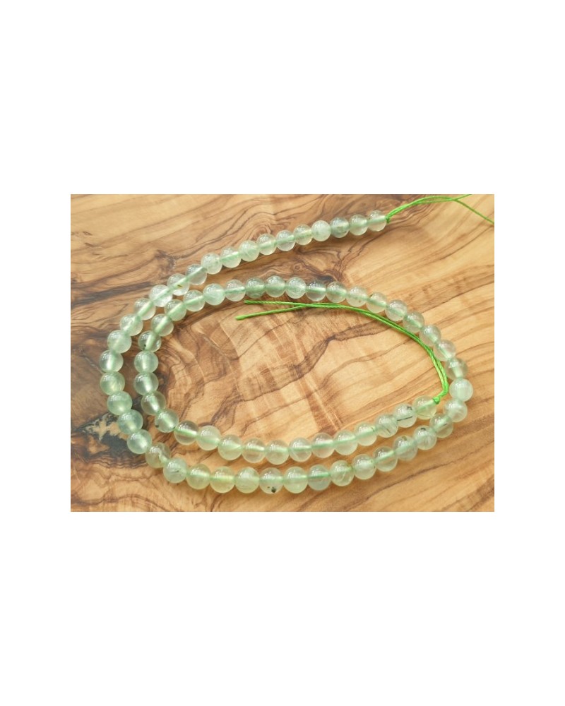 Prehnitkette 6mm