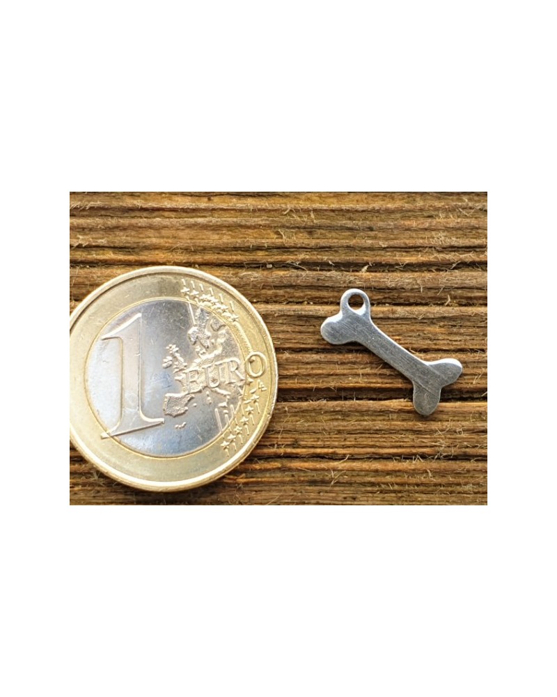 Charm Hundeknochen, Edelstahl