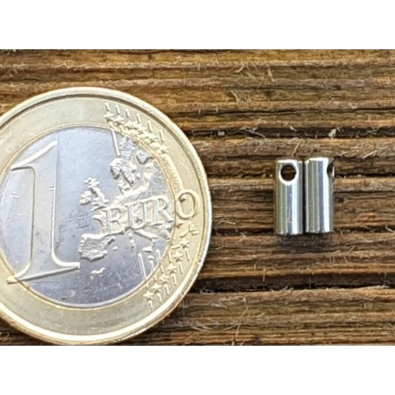 Bandende 2mm (2 Stk), Edelstahl