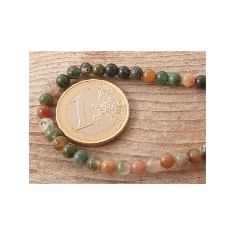 Fancy Jaspis Kette 4mm