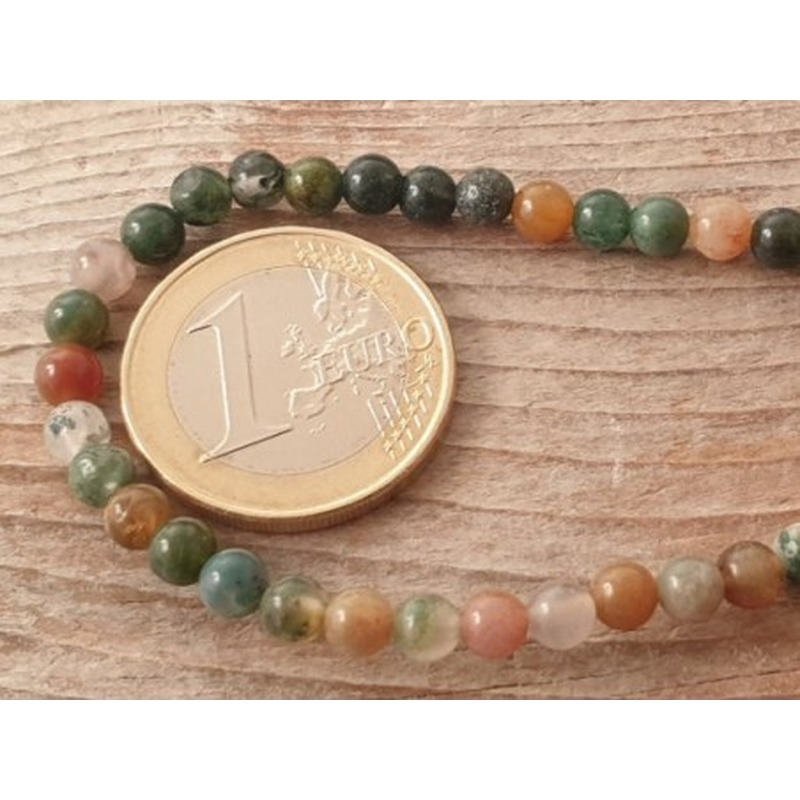Fancy Jaspis Kette 4mm