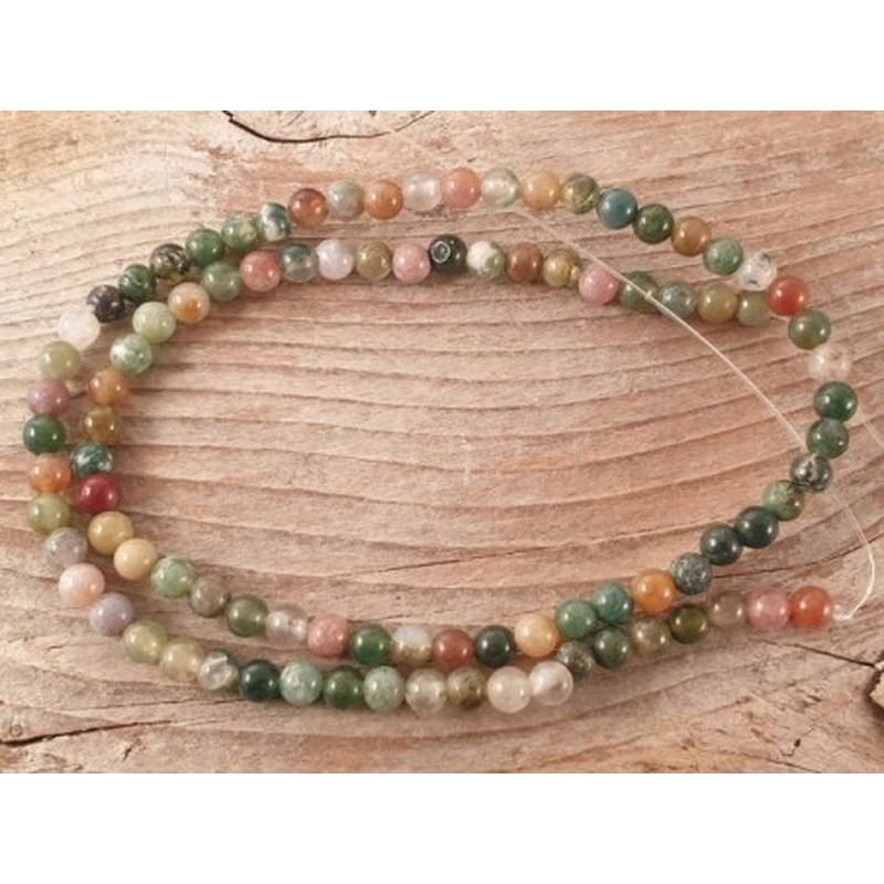 Fancy Jaspis Kette 4mm