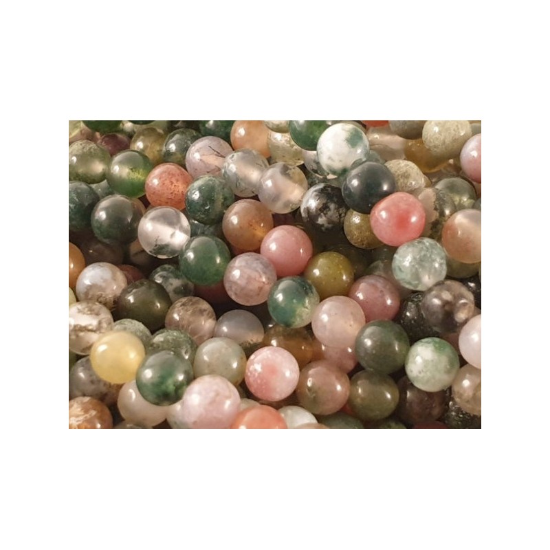 Fancy Jaspis Kette 4mm