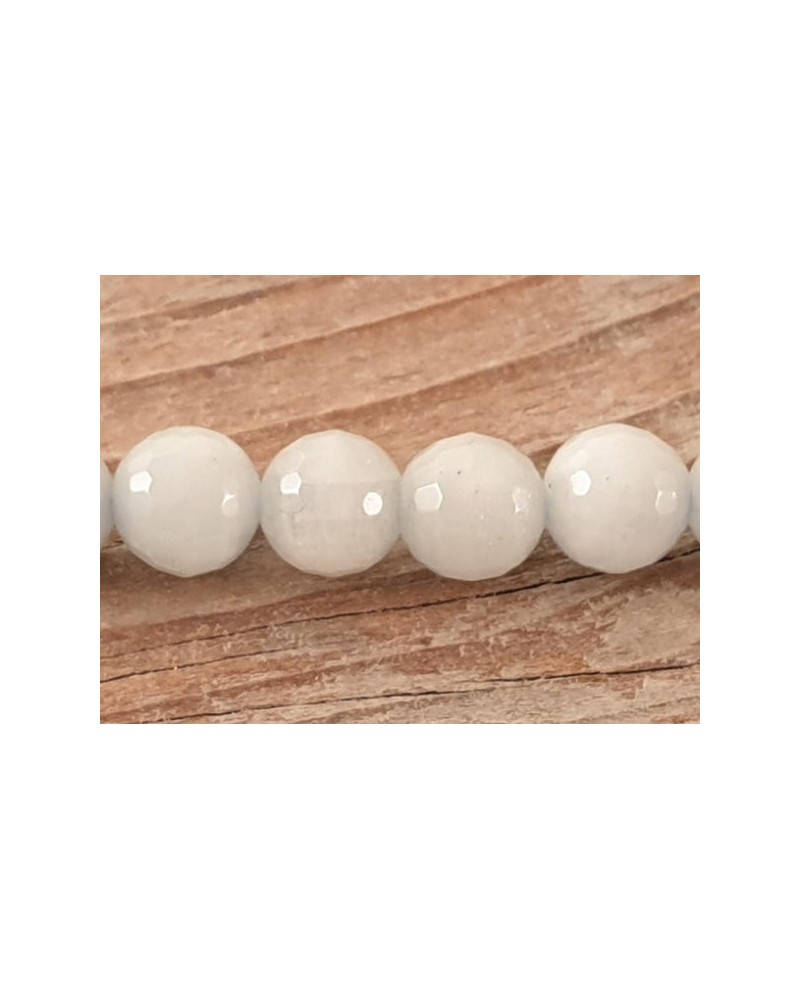 Aquamarinkette facettiert, 6mm
