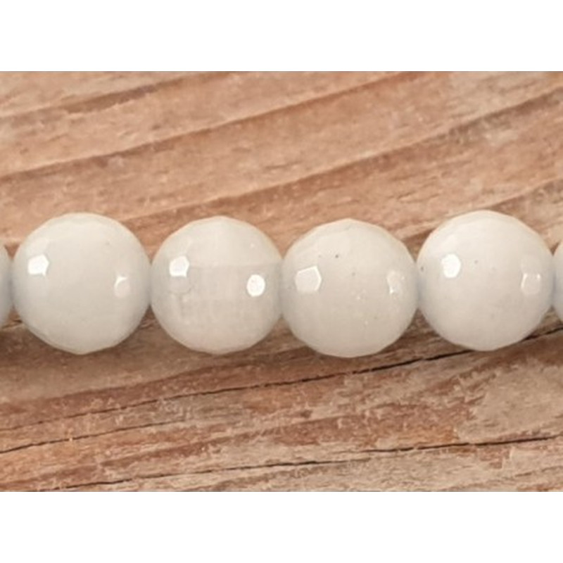 Aquamarinkette facettiert, 6mm
