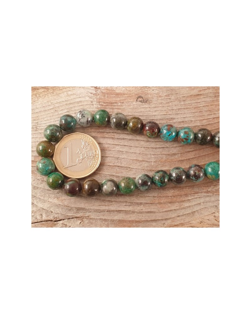 Chrysokollkette 8mm
