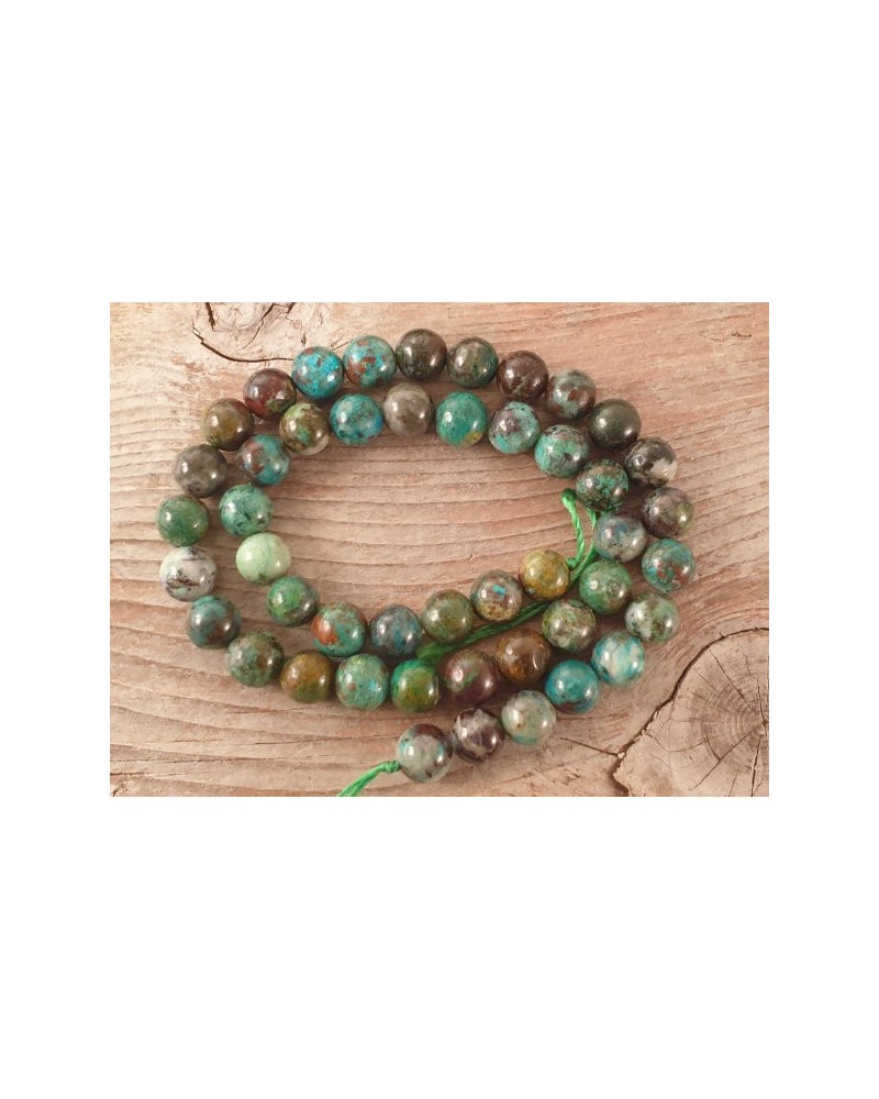 Chrysokollkette 8mm