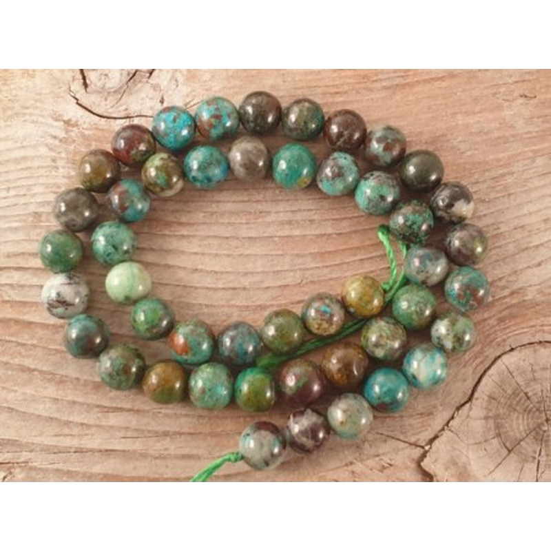 Chrysokollkette 8mm