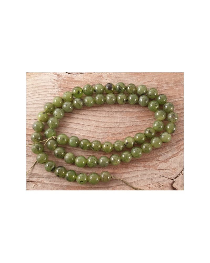 Nephrit Jadekette 6mm