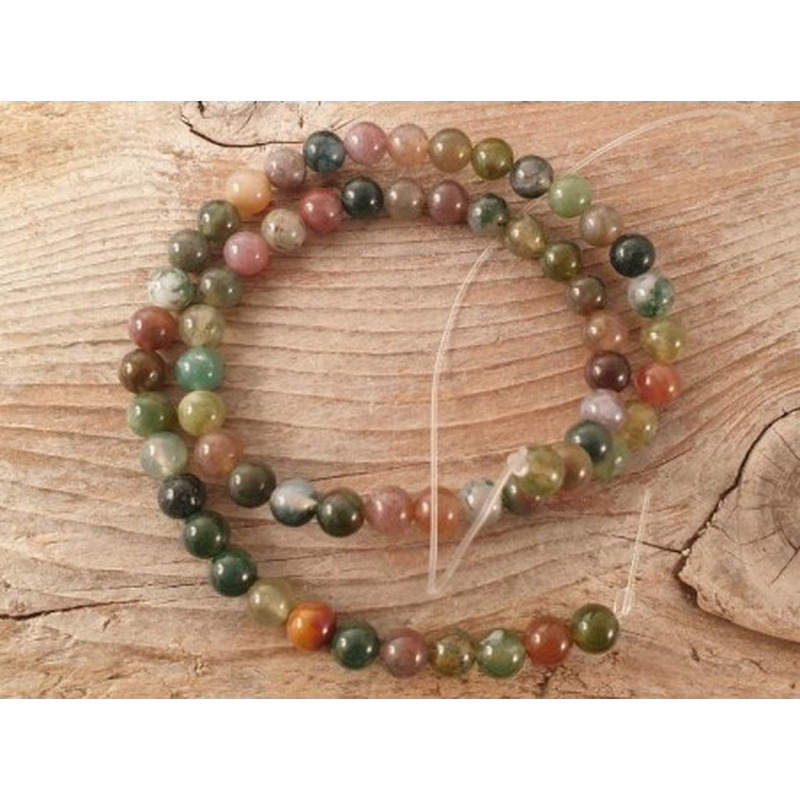 Fancy Jaspis Kette 6mm