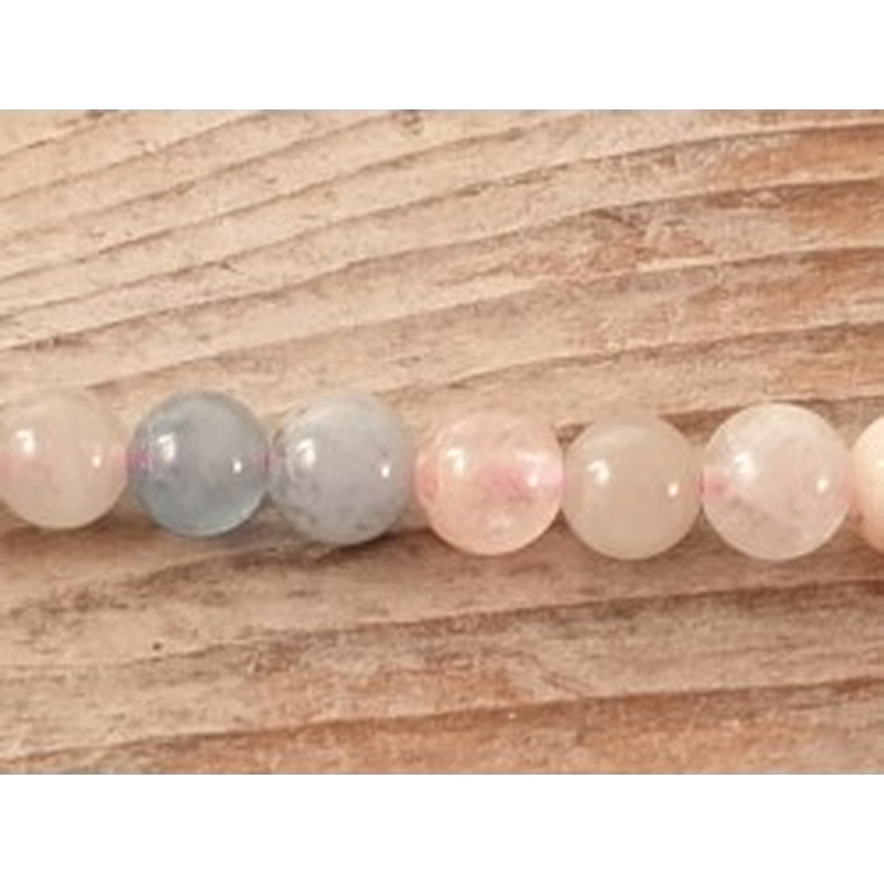 Beryllkette (Aquamarin / Morganit) 4mm 2