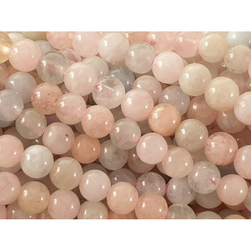 Beryllkette (Aquamarin / Morganit) 4mm