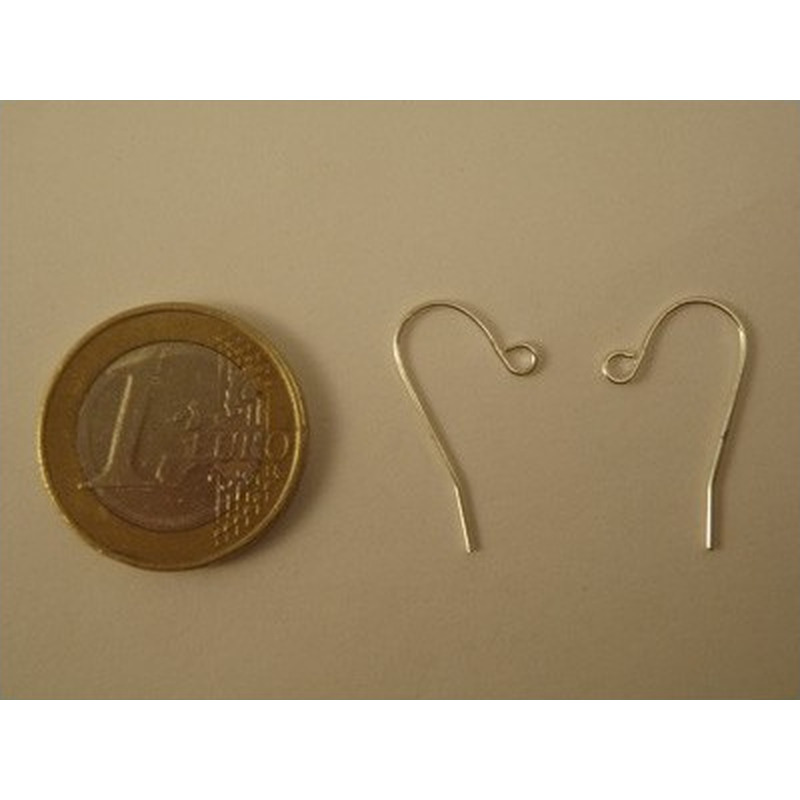 Ohrhaken aus Messing versilbert