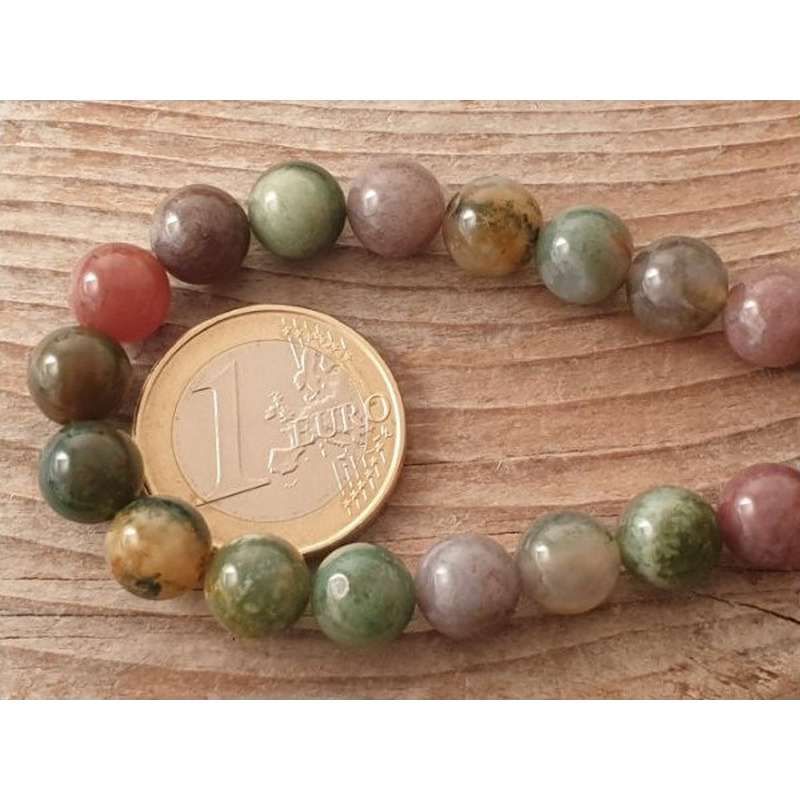 Fancy Jaspis Kette 8mm