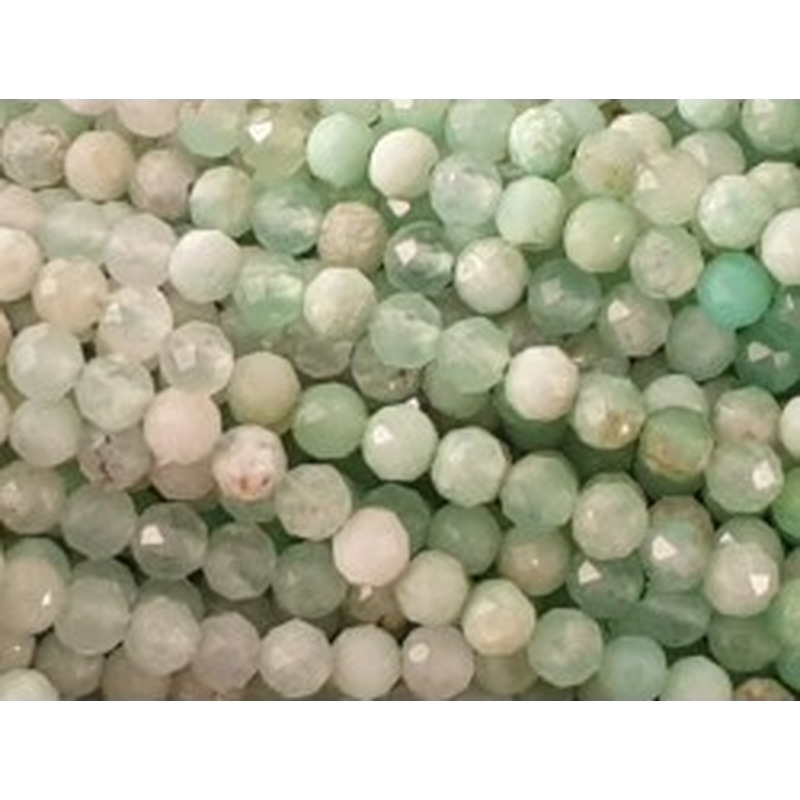 Chrysopras Kette facettiert 2mm