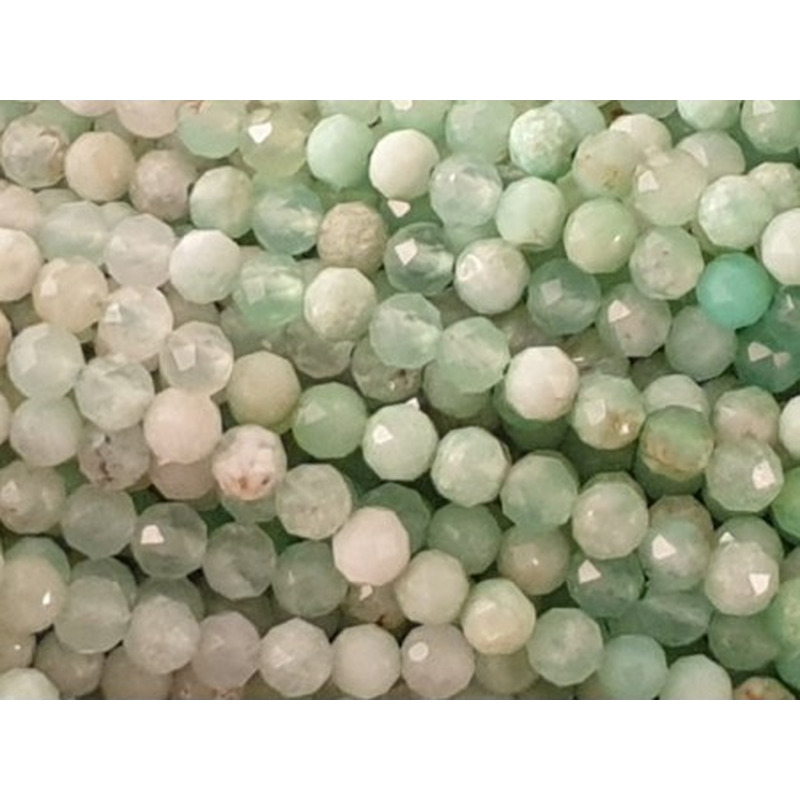 Chrysopras Kette facettiert 2mm