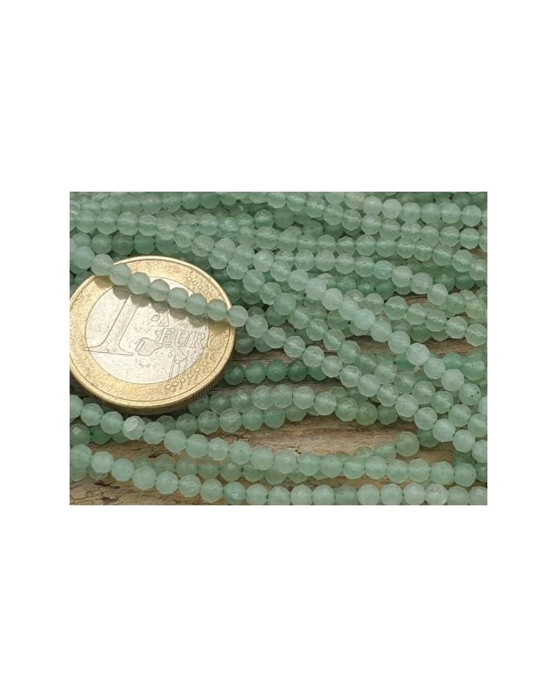 Aventurinkette facettiert 3mm