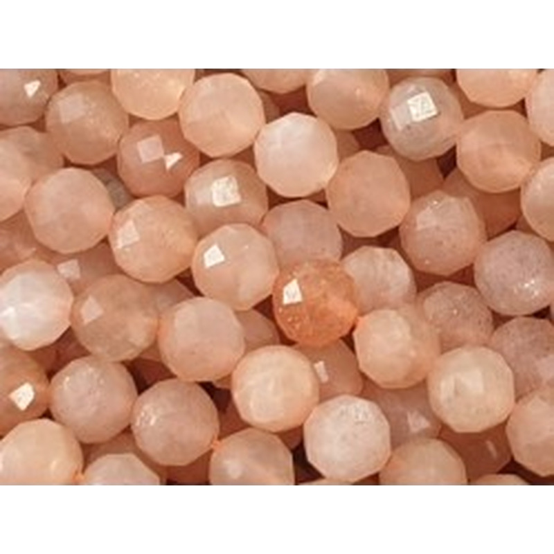 Sonnensteinkette facettiert 4mm