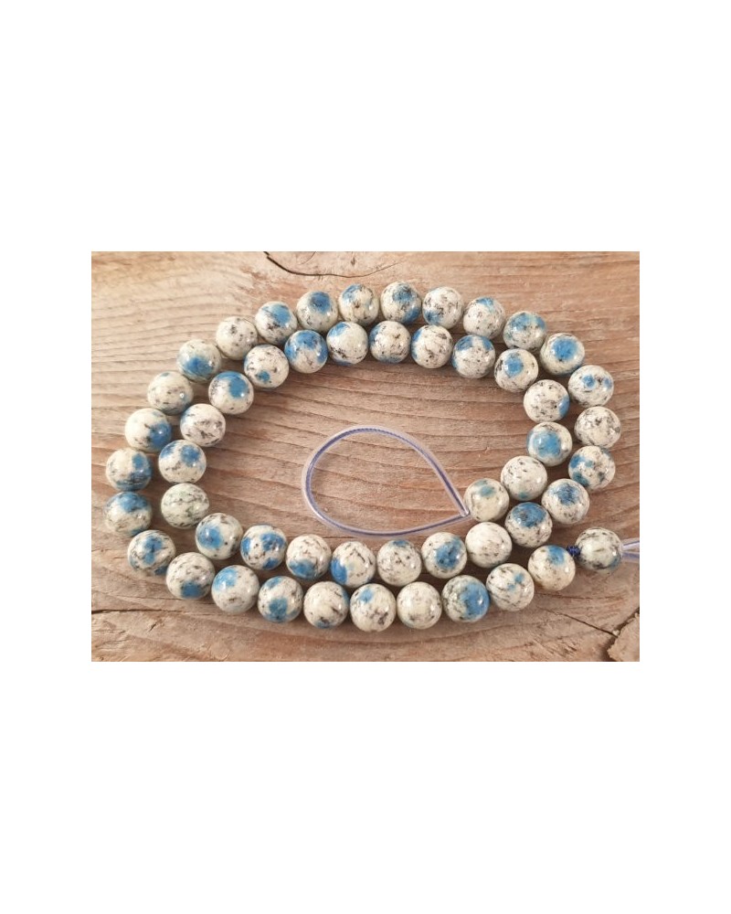 K2-Azuritkette (K2 Nite Stone) 8mm AA