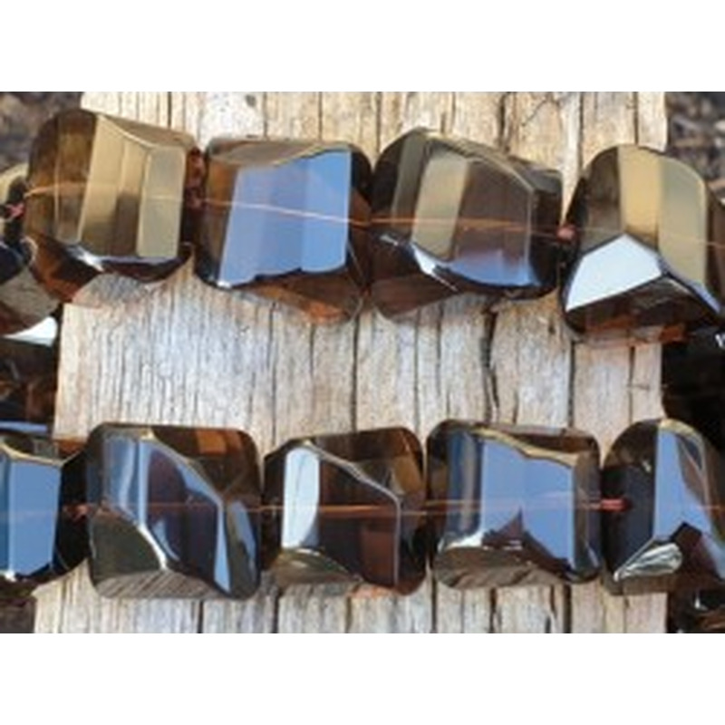 Rauchquarzkette facettiert 20mm Millenium 2