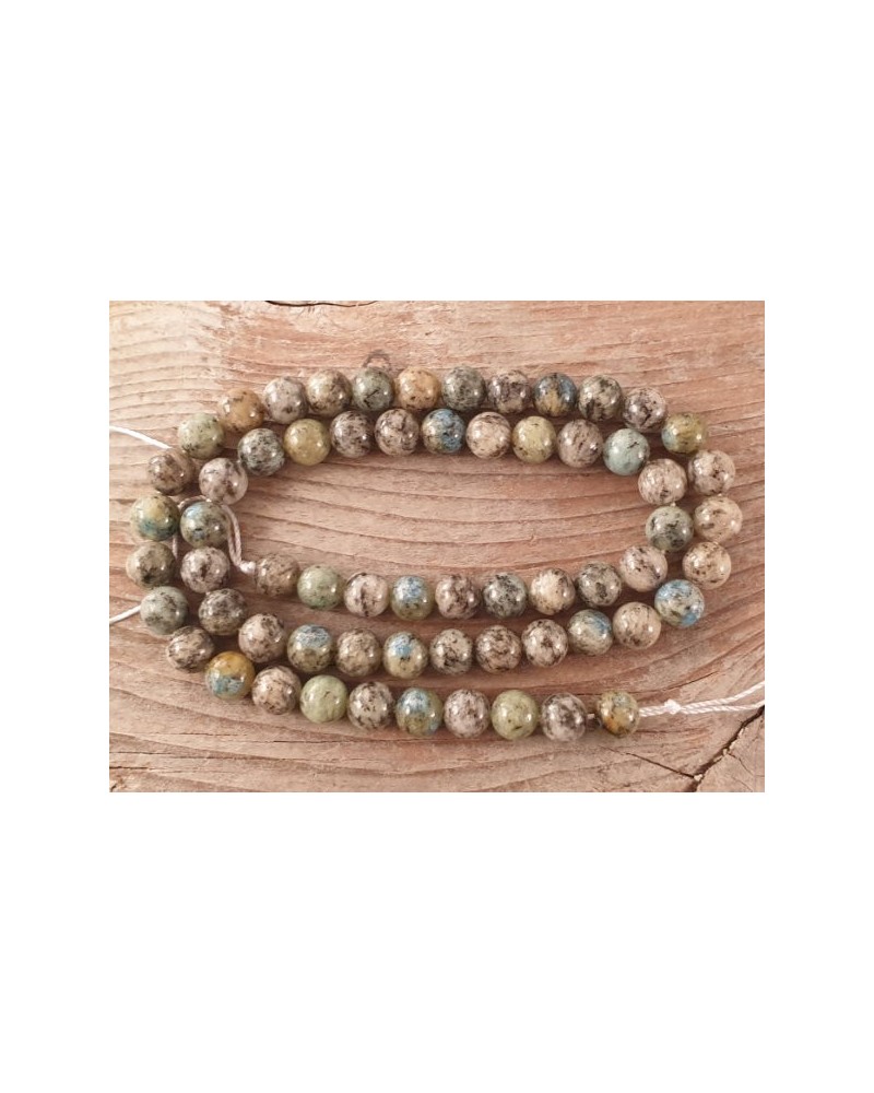 K2-Azuritkette (K2 Nite Stone) 6mm