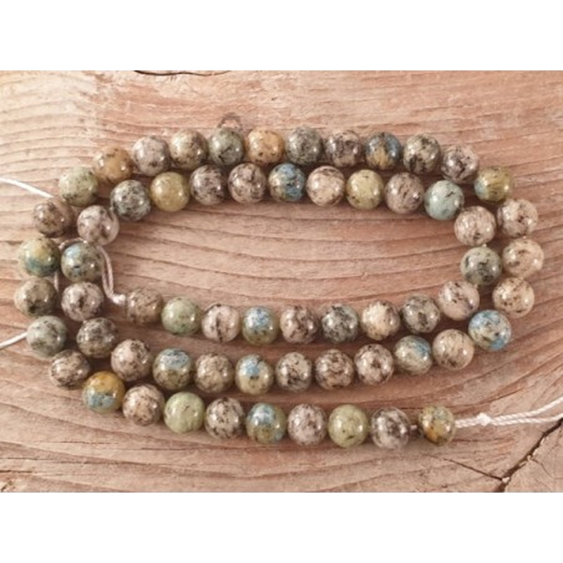 K2-Azuritkette (K2 Nite Stone) 6mm